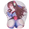 Tigerwings high quality anime boob gel breast computer mouse pad