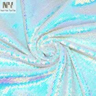 Nanyee Textile Pearl Iridescent Shimmer Glisten Sequin Fabric Clothes For DIY