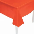 Customized printed table cloth waterproof oil proof plastic tablecloth
