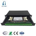 24-core ODF 48 Port with 24pcs LC-APC Duplex Splitter Rack Mounted