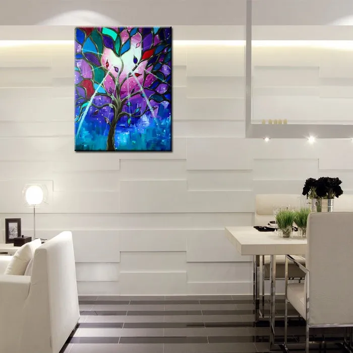 Casa di arte della parete della tela stampa moderna pittura a olio ... Pittura moderna pareti