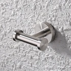 Cesar SUS 304 Stainless Steel Coat Hook Double Towel Towel Robe Clothes for Bath Kitchen Garage