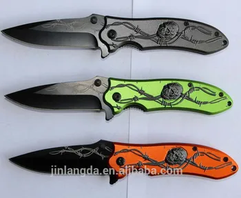 new design folding knife with aluminum handle