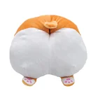 New style plush Corgi butt black brown cow stuffed rooster toy poodle for kids gift