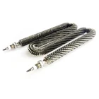 220v 1800w Finned Tubular Heater W Shaped Stainless Steel Air Heating Element with M12 Thread For Load Bank