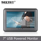 7 inch 5V Input mini usb interface only touchscreen monitor resistive panel portable lightweight small lcd screens
