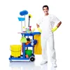 Plastic janitorial equipment and product