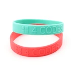 Wholesale Fashion Bracelet Silicon Wristband Custom Silicon Wrist Bands China