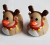 Custom brown duck vinyl toy,Custom deer horn duck Vinyl toys,Custom cute cartoon duck vinyl toys for kids.