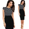Latest Design New Style Printed Formal Office Dress For Young Lady