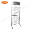 free standing hanging product metal wire grid mesh wall panel display racks stand