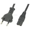 2 pin round ac power cord plug /standard european plug