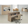 High end office wooden reception counter computer table wholesale