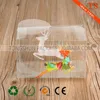 Soft Crease Foldable Clear Plastic Food Gift Cupcake Decorative Packaging Box