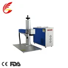 high presion 20w small cnc fiber laser marking machine mobile laser engraving machine laser printer