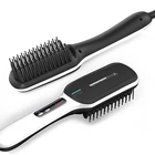Anti Scald Detangling Hot Air Brush Ionic Hair Brush Straightener