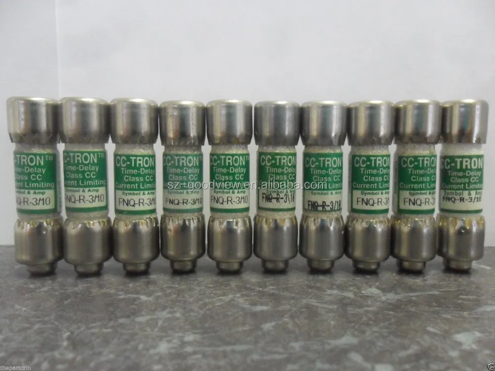 bussmann fnq-3/10 amp fuses class cc 600 volts