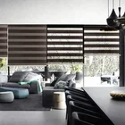 Portable elegance top cover living room zebra shade curtain