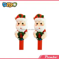 christmas gift ! promotion pen factory santa polymer clay pen