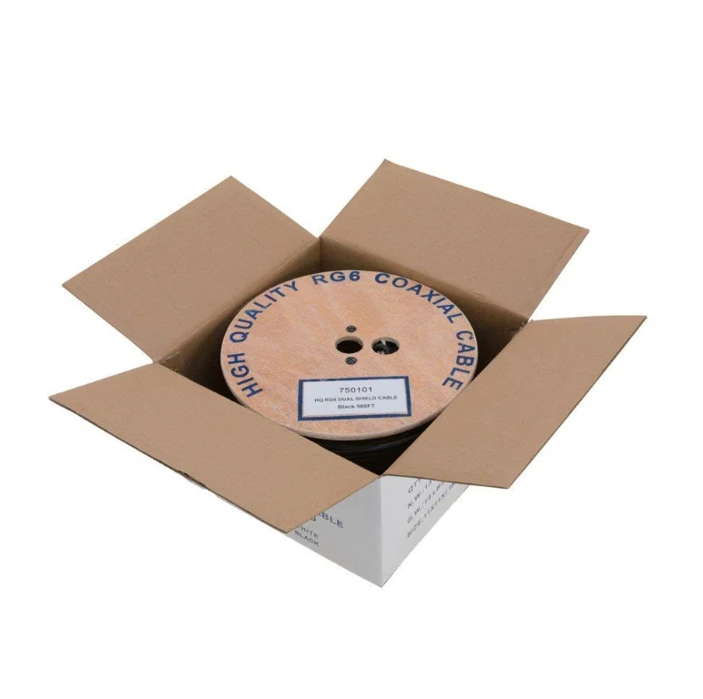 Shielded Rg6 Cctv Camera Coaxial Cable BULK 1694A ROLLO CABLE RG6 75OHM SDI 18 AWG - ANKUX.COM