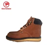 Good year welted genuine leather work boots supplier