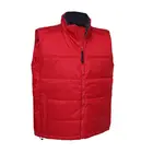 Supermarket sleeveless safety work vest red guard uniform