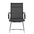 Mid back black ergonomic metal frame full mesh conference hotel room desk chair
