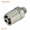 mini pneumatic m5 male straight quick connect air fitting hose connector
