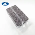 transparent embossed vacuum seal food packaging bag for rice brick meat tea