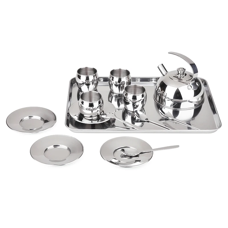 kids metal tea set