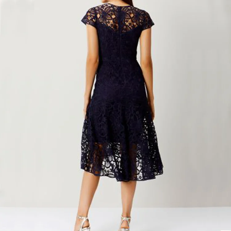 coast navy lace dress