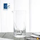 Eco-friendly Crystal Cut Glass Cocktail Glass 700ml Lead Free Crystal Hand Cut Seamless Glass Barware Mixing Glass