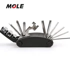 Bicycle Repair Tool Kit - 16 in 1 Multifunction Bike Fix Tools Practical Bicycle Repair Tool Bike Accessory