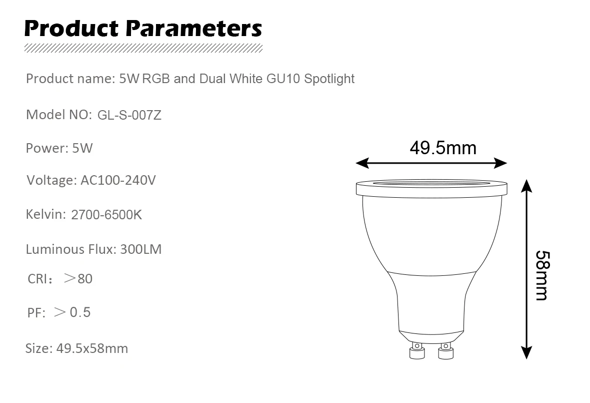 Smart phone APP control multi-coloured flush mounted ceiling gu10 zigbee 3.0 5W dimmable spotlight for display room - ANKUX.COM