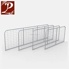 Galvanized round pipe temporary fence panel