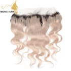 new arrival hair extension 1b/grey body wave 13x4 full lace frontal 100 human hair virgin hair frontal