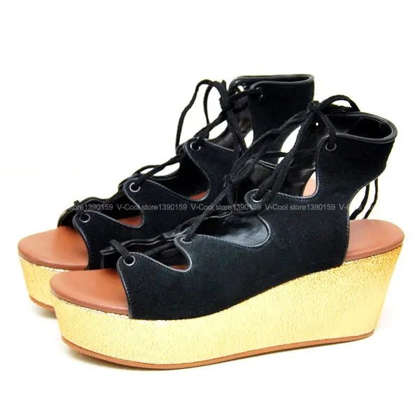 2015 Designer Gladiator Sandals Sexy Women Roman Gladiator Sandals Ladies Shoes Summer Boots Woman Lace On Platform Sandal