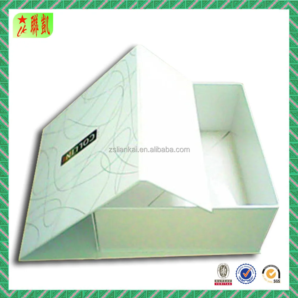 professional art cardboard customized foldable gift paper box