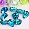 Turquoise Wholesales Point Back Loose Shapes Teardrop Crystal Glass Beads for Jewelry Cloth Phone Decorating Cheap