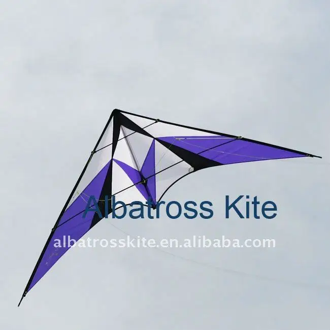 4m span two line stunt kite with line and straps