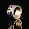 Wedding Engagement Men's Rings Jewelry Women, Stainless Steel Enamel Rings Without Stones