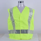 Lightweight durable breathable safety reflective vest