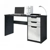 Can Be Customized Size L-shaped Metal Frame Wooden Desk Top Computer Office Table with Cabinet