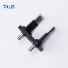 Double Male Electrical Brass Plug Accessories Pin Insert