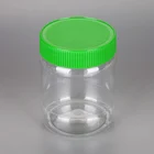 Coffee beans plastic jar 300ml, fruit tea 300ml plastic jar, 300 ml plastic jar