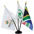 National Miniature Table Flags BSCI Certification , Desktop American Flag With Stand