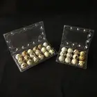Wholesales 30 holes blister clear eggs boxes packaging disposable plastic quail egg holder