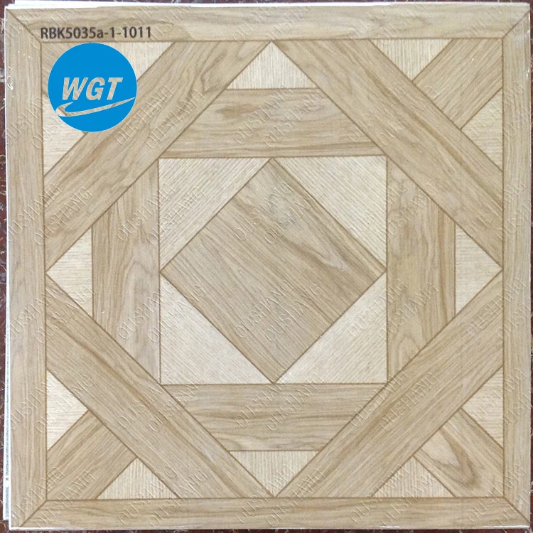 Glazed non-slip interlocking ceramic floor tiles