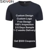 Wholesale Custom T Shirt Printing Design Your Own Logo Blank Men T-Shirt