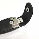 USB 3.0 Flash Drive custom logo promo 8gb 16gb memorias usb pu leather Storage u disk